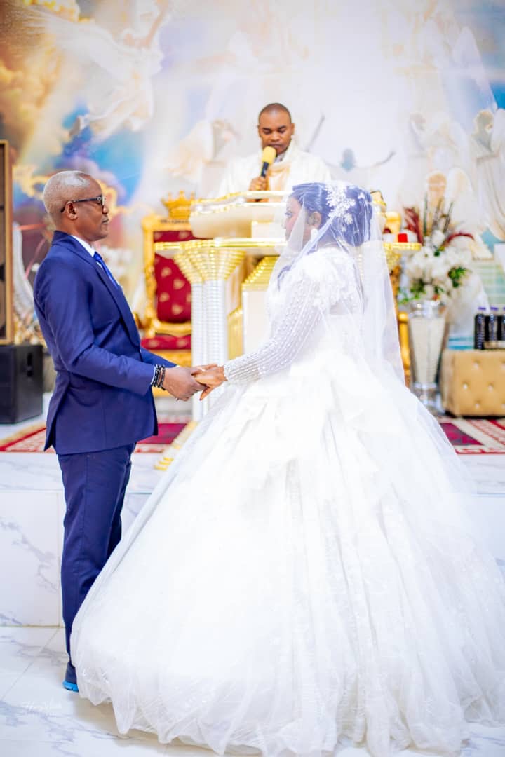 Saying I do — a couple married through Richy Mature Singles